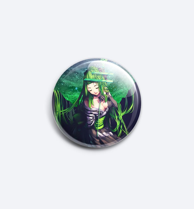 Mage Character Pin Badge